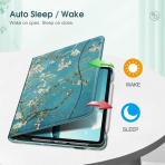 Fintie Apple iPad Pro M4 Kalem Blmeli Klf (11 in)-Blossom