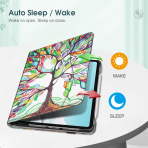 Fintie Apple iPad Pro M4 Kalem Blmeli Klf (11 in)-Love Tree