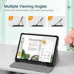 Fintie Apple iPad Pro M4 Kalem Blmeli Klf (11 in)-Love Tree