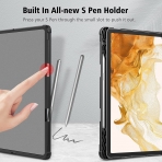 Fintie Galaxy Tab S7 FE Business Standl Klf (12.4 in)-Black