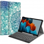 Fintie Samsung Galaxy Tab S7 Klavyeli Klf (11 in)-Z- Emerald Illusions