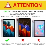 Fintie Samsung Galaxy Tab S7 Klavyeli Klf (11 in)-Z- Love Tree