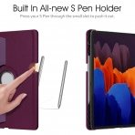 Fintie Galaxy Tab S7 Plus Standl Klf (12.4 in)-Purple