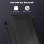 Fintie Galaxy Tab S7 Plus İnce Kılıf (12.4 inç)-Black