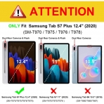 Fintie Galaxy Tab S7 Plus İnce Kılıf (12.4 inç)-Rose Gold
