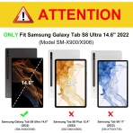 Fintie Galaxy Tab S8 Ultra Business Standl Klf (14.6 in)-Gray