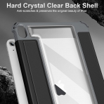 Fintie Hybrid Rugged iPad Air M2 Klf (11 in)-Black