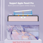 Fintie Hybrid iPad Pro Klf (13 in)-Lilac Marble 