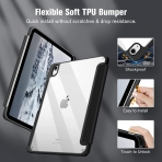 Fintie Hybrid Serisi iPad 10.Nesil effaf Klf (10.9 in)(2022)-Black