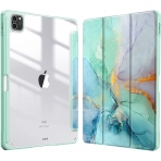 Fintie Hybrid Serisi iPad Pro nce Klf (11 in)(4/3.Nesil)-Emerald Marble