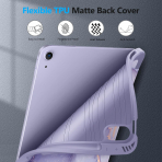 Fintie Kalem Blmeli iPad Air 6.Nesil Klf (11 in)-Lilac Marble 