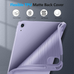 Fintie Kalem Blmeli iPad Air 6.Nesil Klf (11 in)-Lilac Purple 