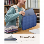 Fintie Kapitone MacBook Neo Laptop �antas� (13 in�)-Indigo