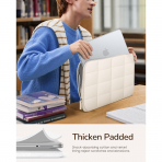 Fintie Kapitone MacBook Neo Laptop �antas� (13 in�)-Beige