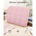 Fintie Kapitone MacBook Neo Laptop �antas� (13 in�)-Blush