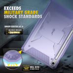 Fintie Kickstandl Galaxy Tab S9 FE Klf -Purple