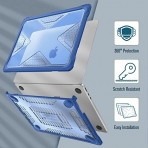 Fintie MacBook Air M2 Sert Kapakl Klf (13.6 in)(2022)-Blue