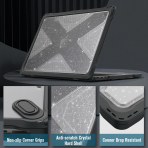 Fintie MacBook Air M2 Sert Kapakl Klf (13.6 in)(2022)-Glittering Clear 