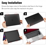 Fintie MacBook Pro effaf Kapakl Klf (13 in)(2022)-Frost Black