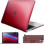 Fintie MacBook Pro effaf Kapakl Klf (13 in)(2022)-Frost Burgundy