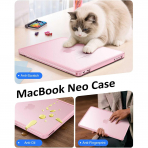 Fintie MacBook Neo Laptop K�l�f�-Blush