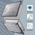 Fintie MacBook Pro Koruyucu Sert Kapakl Klf (14 in)-Gray