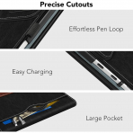 Fintie Microsoft Surface Pro 12 Klf -Black Brown 