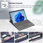 Fintie Microsoft Surface Pro 8 Business Standl Klf (13 in)-Blooming Hibiscus