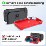 Fintie Nintendo Switch 2 Darbeye Dayankl Klf-Red