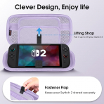 Fintie Nintendo Switch 2 Tama antas-Purple