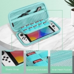 Fintie Nintendo Switch OLED Klf -Emerald Marble 