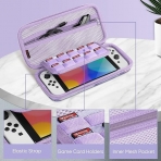 Fintie Nintendo Switch OLED Klf -Lilac Marble 