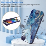 Fintie Nintendo Switch OLED Klf -Ocean Marble 