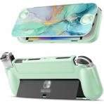 Fintie Nintendo Switch OLED Klf -Emerald Marble 