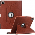 Fintie Rotating Serisi iPad Pro Koruyucu Klf (12.9 in)(6.Nesil)-Brown