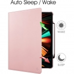 Fintie Rotating Serisi iPad Pro Koruyucu Klf (12.9 in)(6.Nesil)-Rose Gold 