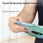 Fintie Rotating iPad Air Klf (13 in)-Emerald Marble
