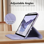 Fintie Rotating iPad Air Klf (13 in)-Lilac Marble 