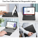Fintie Samsung Galaxy Tab S10 FE Klavyeli Klf-Black