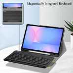 Fintie Samsung Galaxy Tab S10 FE Klavyeli Klf-Gray