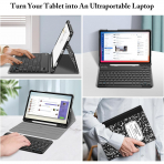 Fintie Samsung Galaxy Tab S10 FE Klavyeli Klf-Composition Book