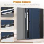 Fintie Samsung Galaxy Tab S10 Plus Standl Klf-Navy