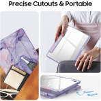 Fintie Samsung Galaxy Tab S11 Slim Klf -Lilac Marble