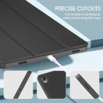 ProCase Samsung Galaxy Tab S11 Standl Klf -Black