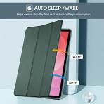 ProCase Samsung Galaxy Tab S11 Standl Klf -Mgreen