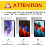 Fintie Samsung Galaxy Tab S7 FE 2021 Klavyeli Klf (12.4 n)-Grey