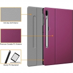 Fintie Samsung Galaxy Tab S7 FE 2021 Klavyeli Klf (12.4 n)-Purple