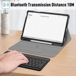 Fintie Samsung Galaxy Tab S9/S10 Plus Klavyeli Klf -Black