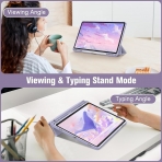 Fintie Samsung Galaxy Tab S9/ FE effaf Klf-Lilac Purple