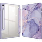 Fintie Samsung Galaxy Tab S9/ FE effaf Klf-Lilac Marble